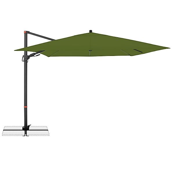 Doppler Ampelschirm MyZone 280 cm x 280 cm Kiwi mit Dreh- & Neigungsfunktio günstig online kaufen