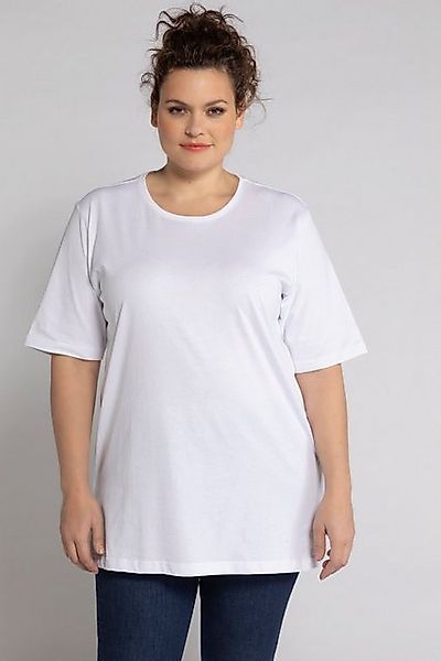 Ulla Popken T-Shirt T-Shirt Rundhalsausschnitt Relaxed Halbarm günstig online kaufen