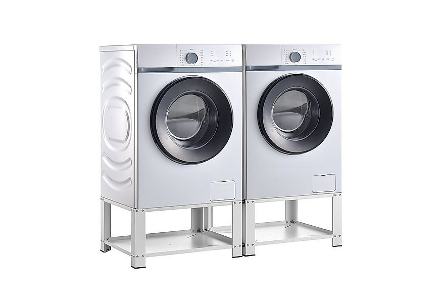 en.casa Waschmaschinenunterschrank »Cremlingen« Waschmaschinen-Sockel Doppe günstig online kaufen