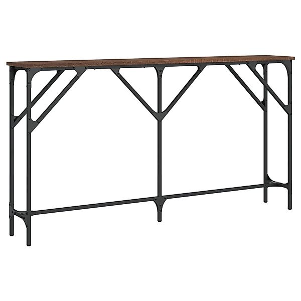 vidaXL Beistelltisch Konsolentisch Braun Eichen-Optik 140x23x75 günstig online kaufen