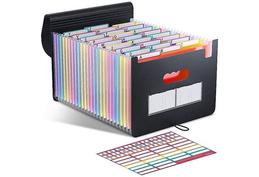 LuxusKollektion Fächermappe Dokumentenmappe A4 Aktenordner Fächermappe Sort günstig online kaufen