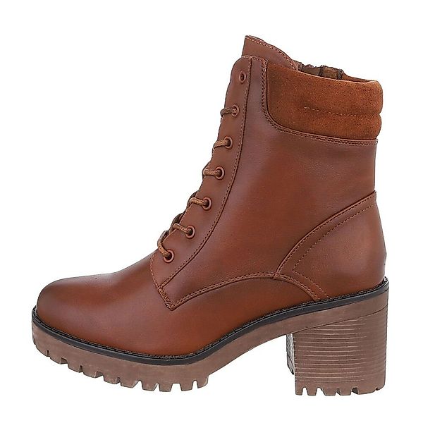Ital-Design Damen Schnürschuhe Freizeit Schnürstiefelette (84338018) günstig online kaufen