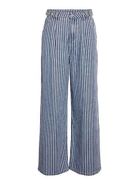 Noisy may Stoffhose Gestreiftes Denim Design mit Taschen und Gürteldetail N günstig online kaufen
