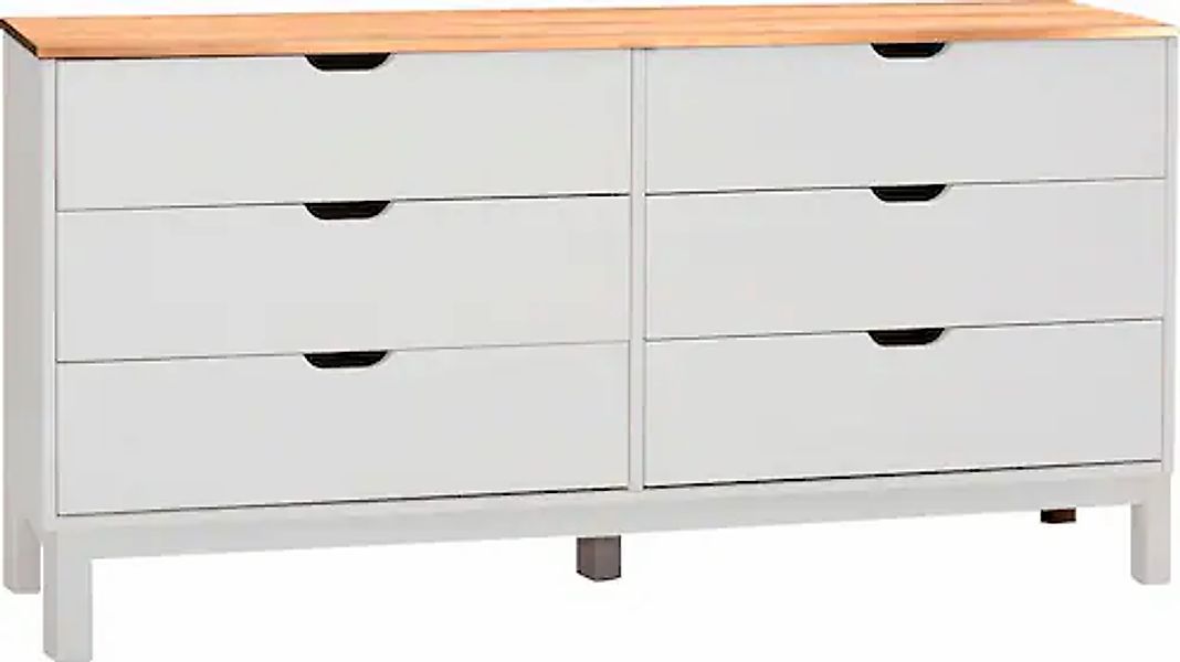 OTTO home Kommode "Post" massives Kiefernholz, mit vielen Stauraummöglichke günstig online kaufen