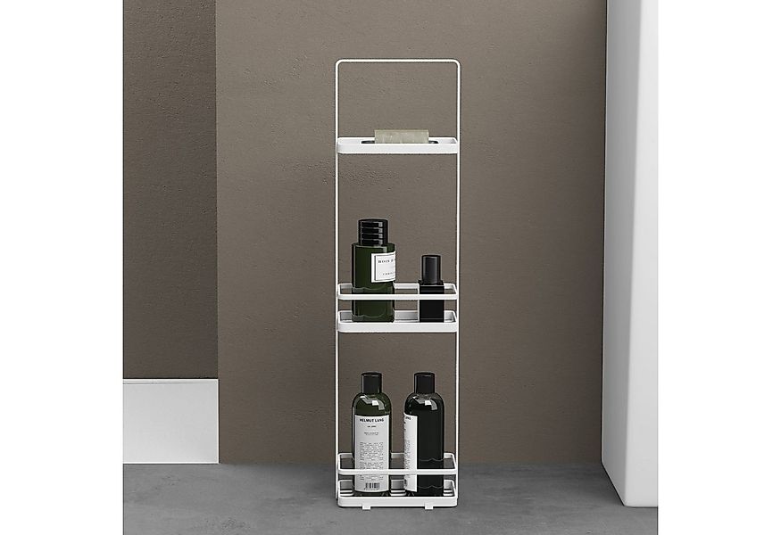 doporro Badregal Duschregal Badzimmerregal Bodenstehend 3 Etagen-Duschkorb günstig online kaufen