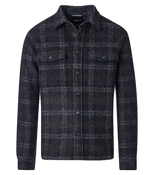 VENTI Langarmhemd "VENTI Hemdjacke uni" günstig online kaufen