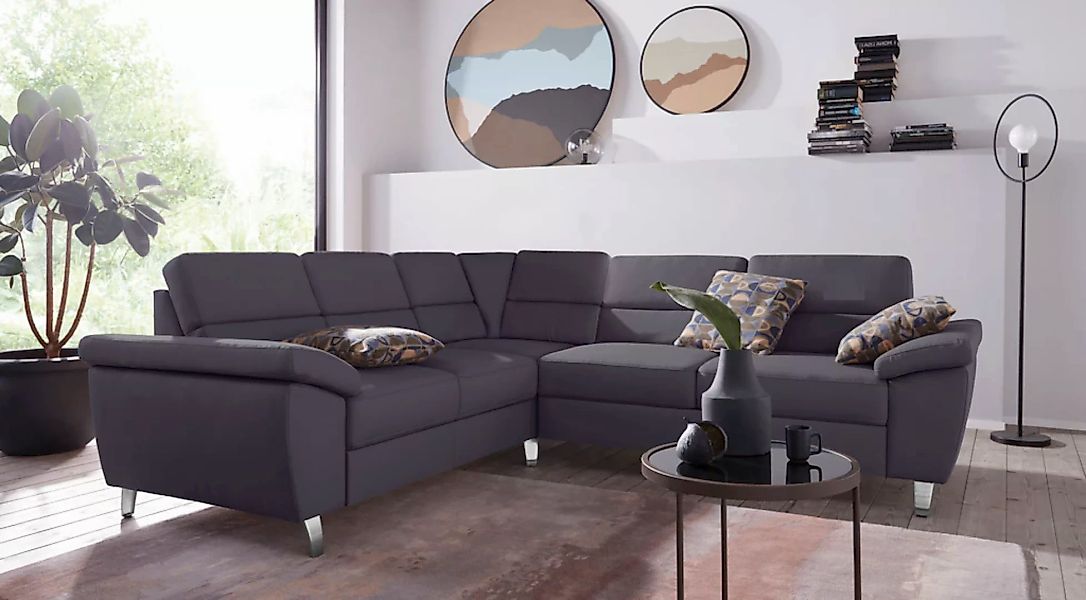 sit&more Ecksofa »Sorano L-Form«, wahlweise mit Bett- und Relaxfunktion, in günstig online kaufen