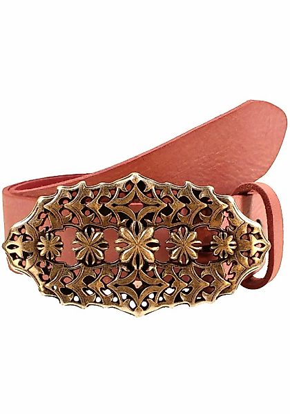 Rettungsring Gürtel Ledergürtel mit austauschbarer Schließe "Blumereihe" günstig online kaufen