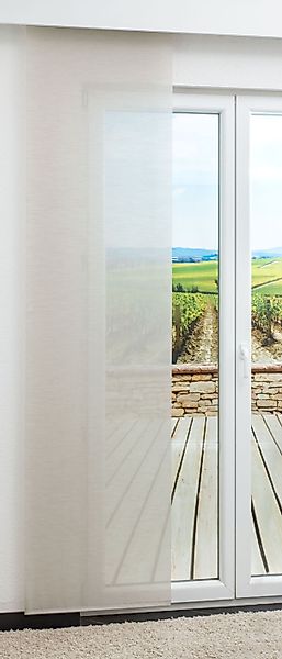 LYSEL® Schiebegardine Textur, (1 St), transparent, günstig online kaufen