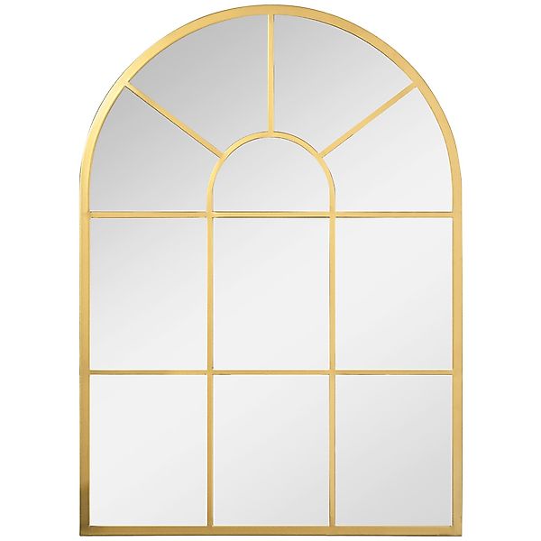 HOMCOM Wandspiegel Flurspiegel mit Metallrahmen (Fensterspiegel, günstig online kaufen