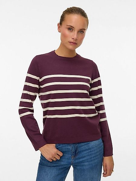 Vero Moda Rundhalspullover VMSABA PLAIN LS O-NECK PULLOVER GA NOOS günstig online kaufen