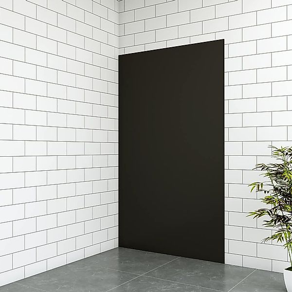 duschspa Duschrückwand 3mm schwarz PE-Aluminium Duschwandpaneele günstig online kaufen