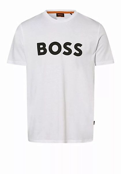 BOSS T-Shirt Thinking Hugo Boss Herren Shirt mit Logo Print mit Kontrast De günstig online kaufen