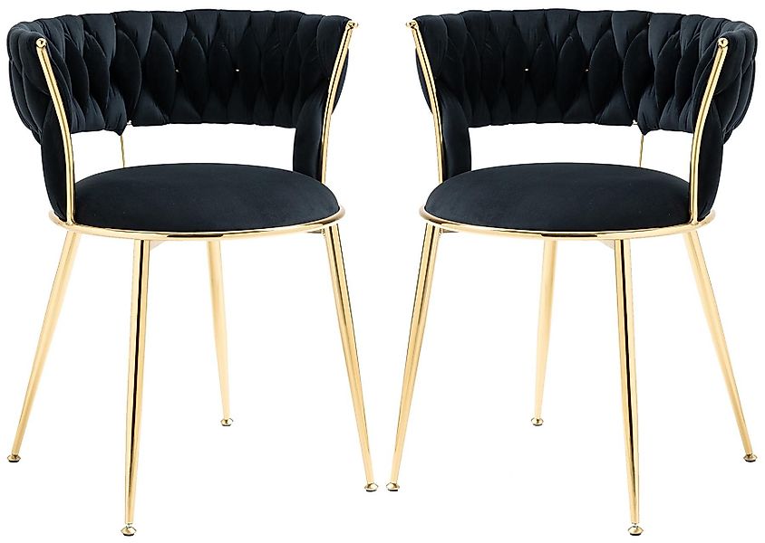 LVHOM Esszimmerstuhl Luxuriöse Samt-Stühle 2er-/4er-/6er-Set mit günstig online kaufen