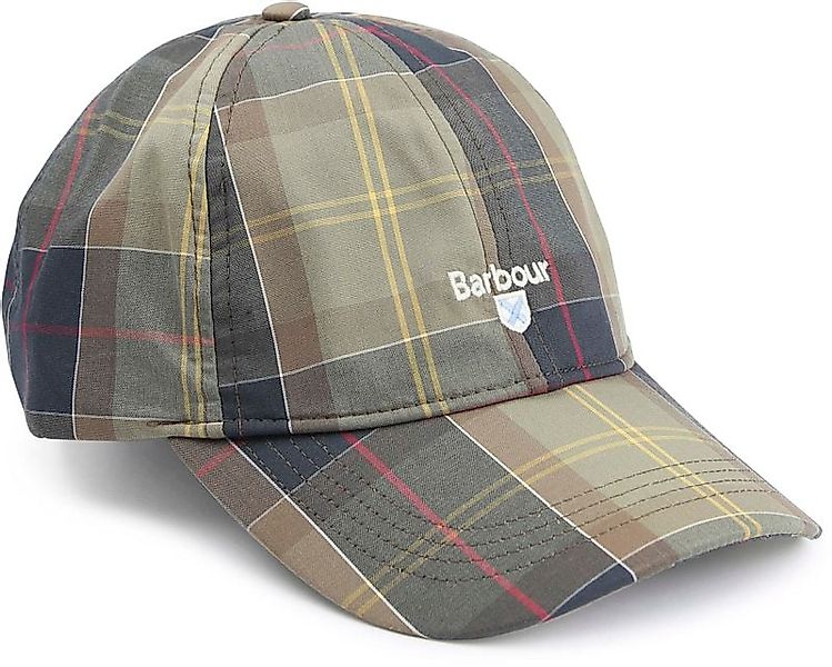 Barbour Tartan Kappe  Kariert Grün - günstig online kaufen