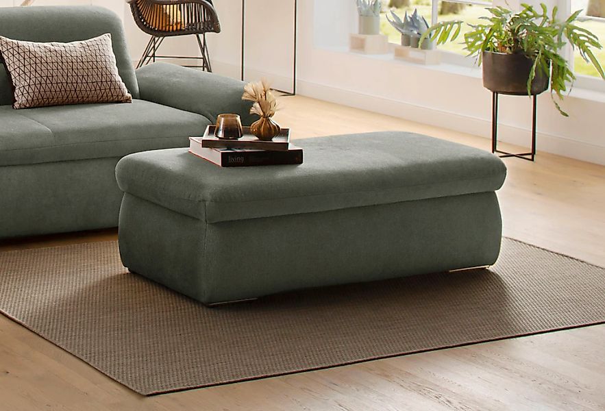 Home affaire Polsterhocker "Avesa" Mit großem Staufach, passend zur Serie " günstig online kaufen