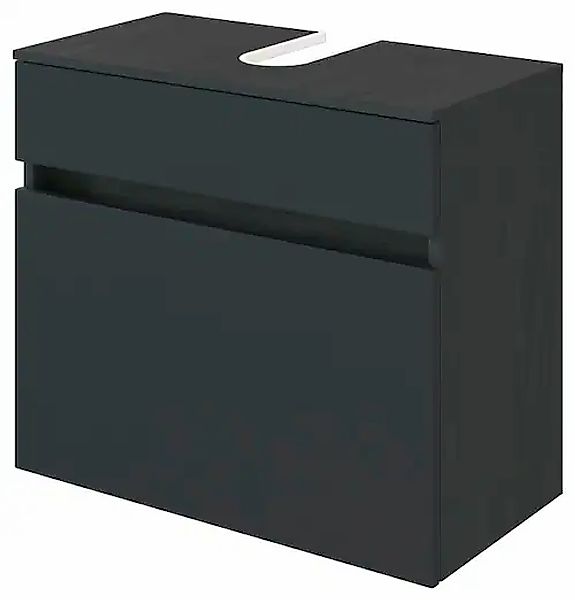 welltime Waschbeckenunterschrank »Baabe«, Badmöbel Breite 60 cm, hängende M günstig online kaufen