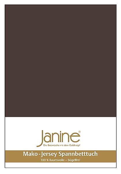Janine Spannbettlaken Janine Mako Jersey Spannbetttuch günstig online kaufen