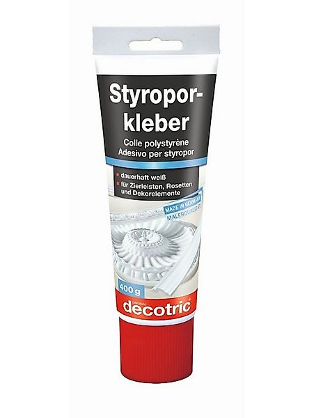decotric® Dispersionskleber Decotric Styroporkleber Tube 400 g, weiß günstig online kaufen