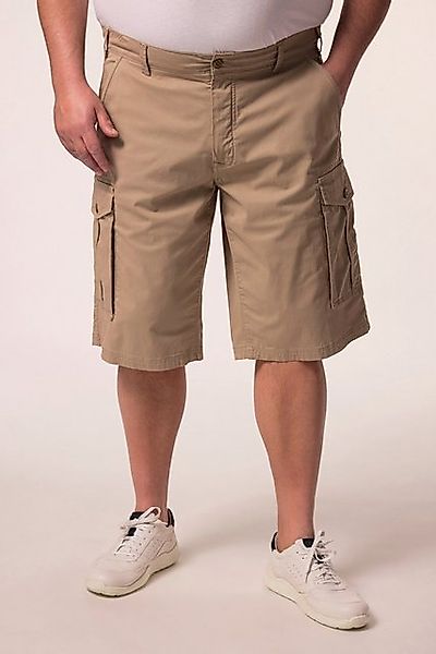 Men Plus Bermudas Men+ Cargo-Bermuda Baggy Fit Twill Elastikbund günstig online kaufen