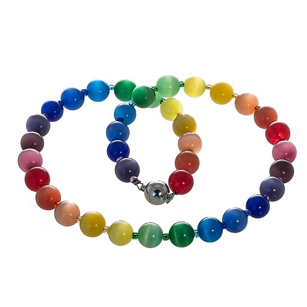 Bella Carina Perlenkette Regenbogen Kette mit günstig online kaufen