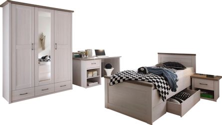 möbel-direkt.de Jugendzimmer-Set Jugendzimmer Luca in Pinie günstig online kaufen