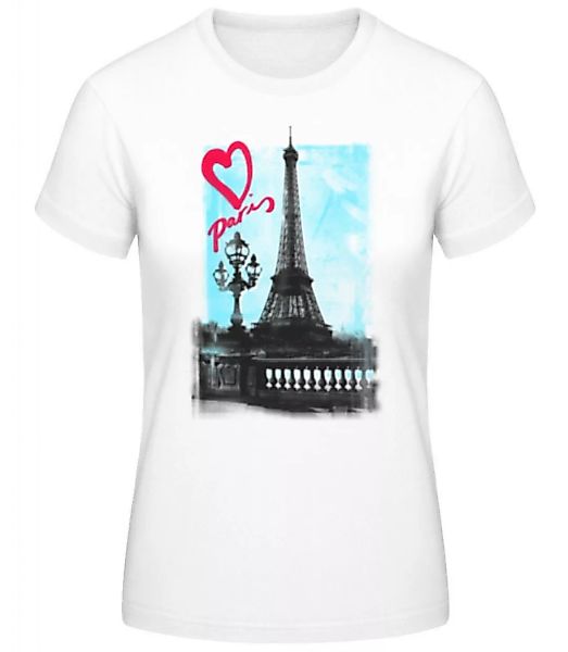 Paris Liebe · Frauen Basic T-Shirt günstig online kaufen