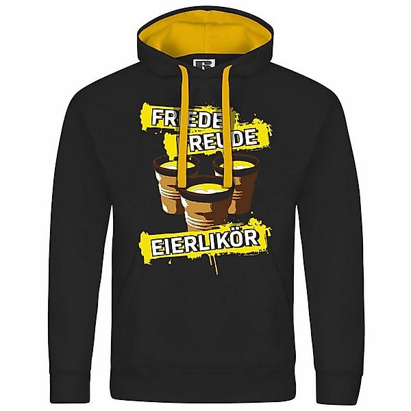 deinshirt Kapuzenpullover Herren Kapuzenpullover Friede Freude Eierlikör Mi günstig online kaufen