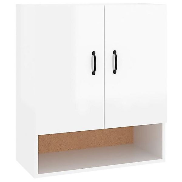 vidaXL Hängeschrank Wandschrank Hochglanz-Weiß 60x31x70 cm Holzwerkstoff (1 günstig online kaufen