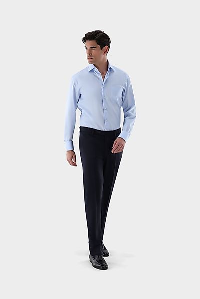 Natté-Hemd mt Strukturmuster Comfort Fit günstig online kaufen