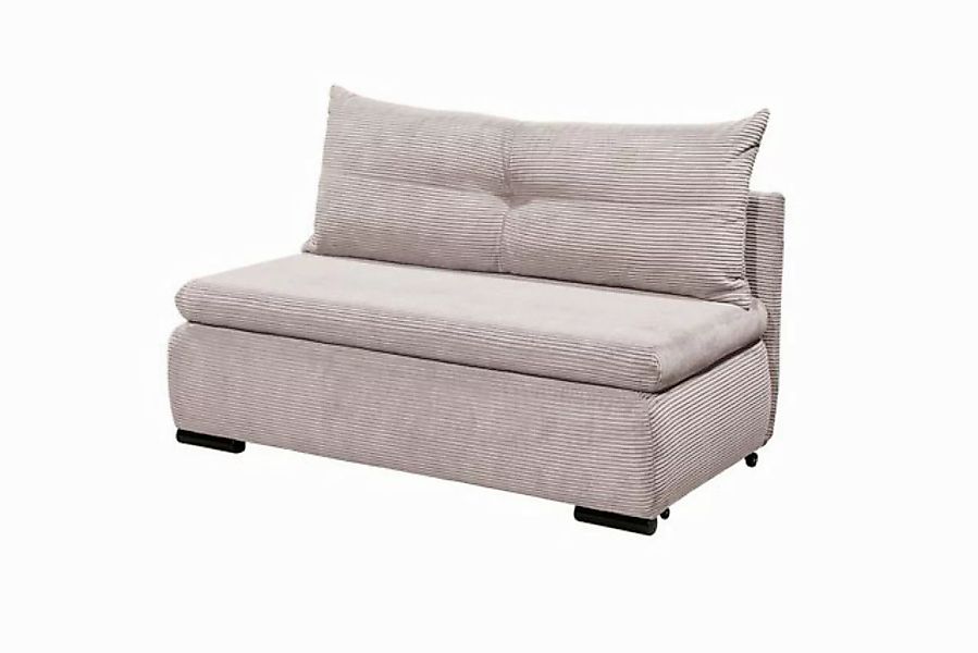 freiraum Schlafsofa CHARLIE 2FBK, Liegefläche 200x150cm, cord flamingo - 15 günstig online kaufen