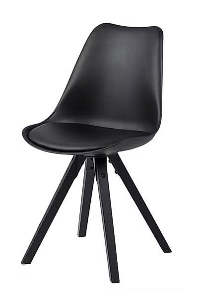 Stuhl Schwarz / Gestell Holz Schwarz günstig online kaufen