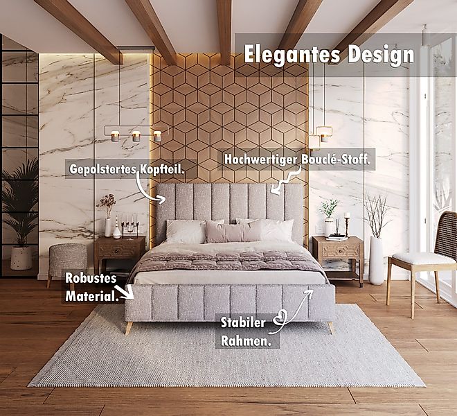 thematys Polsterbett Stauraumbett aus Velours Bett, günstig online kaufen