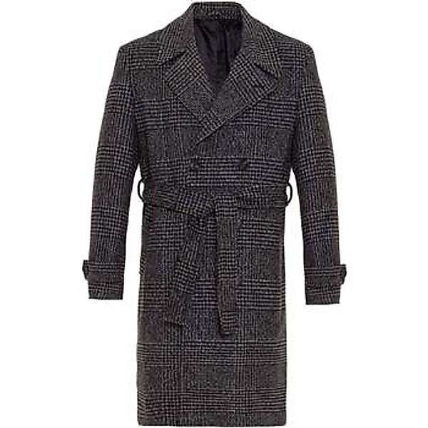 Antioch  Jacken Checked Pattern Lapel Collar Coat günstig online kaufen