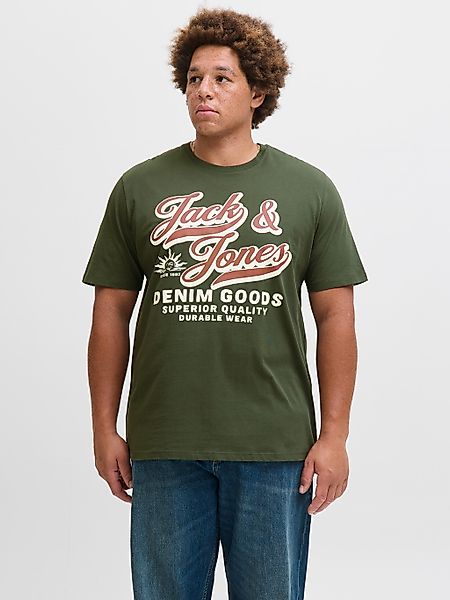 Jack & Jones PlusSize T-Shirt JJELOGO TEE SS ONECK 2 COL AW25 NOOS PLS günstig online kaufen