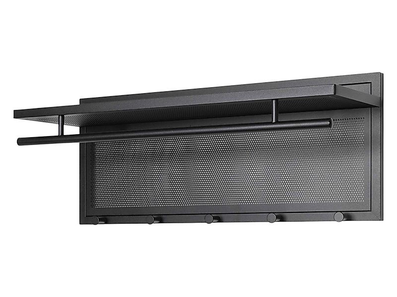 HAKU Wandgarderobe (1 St), Metall schwarz günstig online kaufen