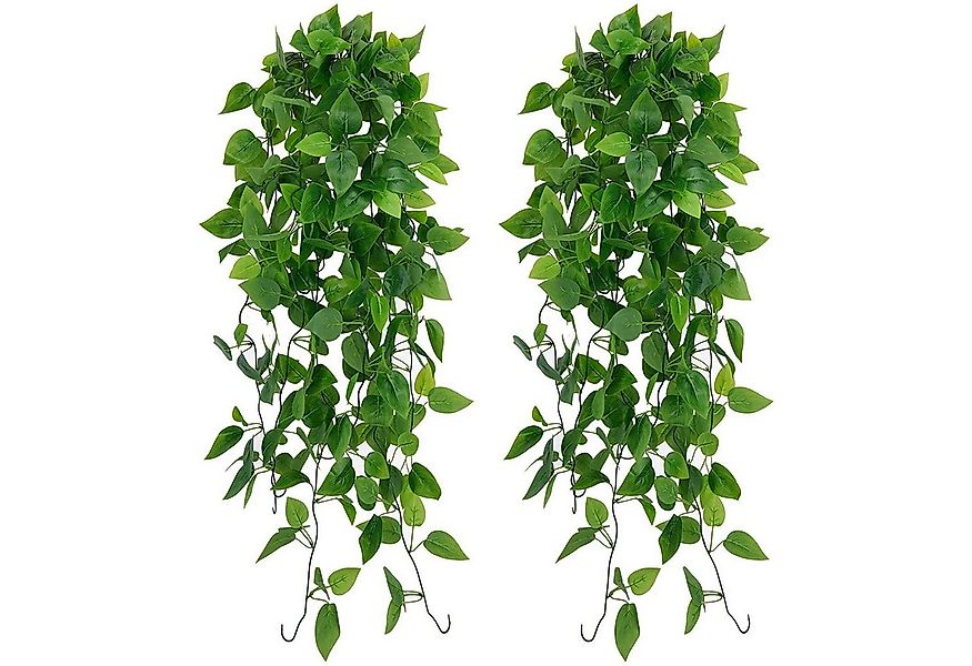 Kunstpflanze 2 Stück Künstliche Hängepflanze, Gefälschte Ivy Hängende Girla günstig online kaufen