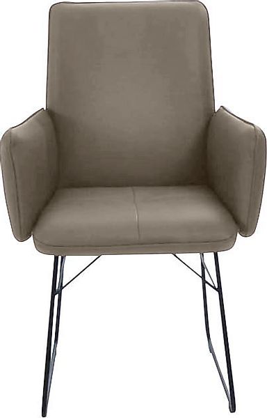 K+W Komfort & Wohnen Armlehnstuhl, 1 St., Leder CLOUD, Drahtkufengestell in günstig online kaufen