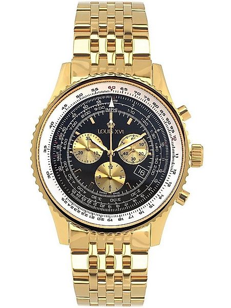 LOUIS XVI Quarzuhr Louis XVI LXVI595 Artagnan Chronograph Herrenuhr 48mm 5A günstig online kaufen