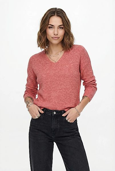 ONLY V-Ausschnitt-Pullover "ONLCAMILLA V-NECK L/S PULLOVER KNT NOOS" Materi günstig online kaufen