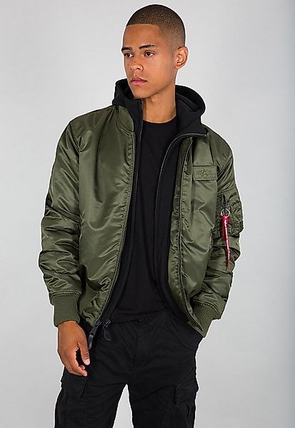 Alpha Industries Funktionsjacke Fliegerjacke MA-1 D-Tec dunkelgrün/schwarz günstig online kaufen