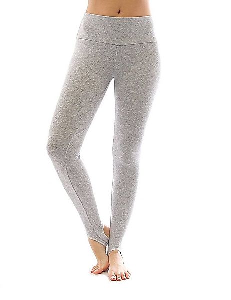 YESET Leggings Thermo Fleece hoher Bund mit Steg Leggings Baumwolle Leggins günstig online kaufen
