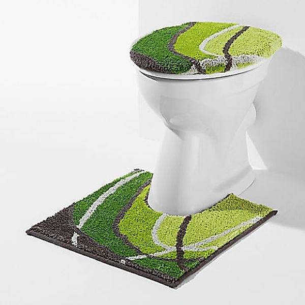 REDBEST Badematte WC-Umrandung "Lynn", Höhe 20 mm, eckig mit Ausschnitt, Gr günstig online kaufen