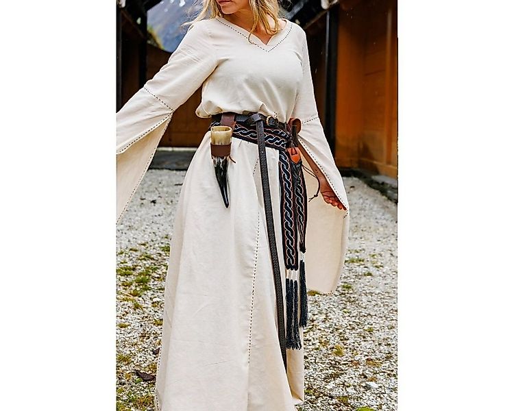 Leonardo Carbone Ritter-Kostüm Wikinger Gürtel schwarz aus Baumwolle, "Elin günstig online kaufen