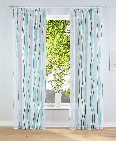 my home Gardine Dimona, Kräuselband (2 günstig online kaufen