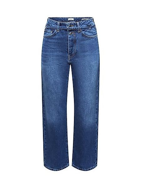 Esprit Straight-Jeans High-Rise-Jeans im Dad Fit mit passendem Gürtel günstig online kaufen
