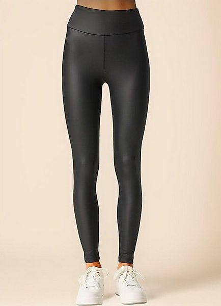 fashionshowcase Highwaist Leggings Highwaist Leggings Damen Kunstlederleggi günstig online kaufen