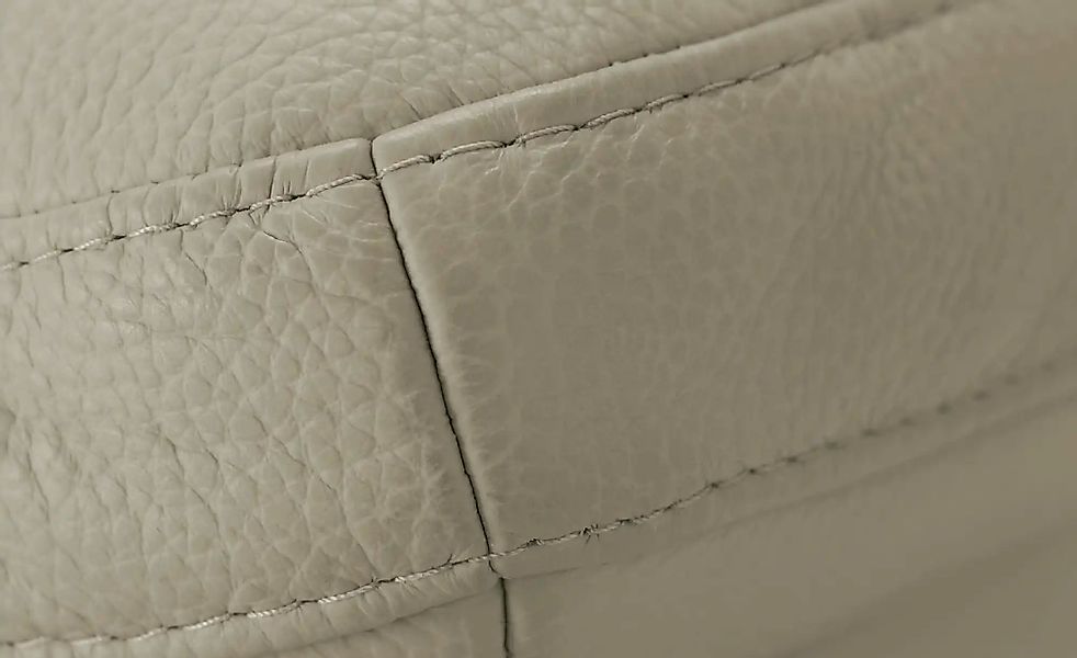 Max Schelling Ledersofa mit Winkelfüßen Maximum ¦ grau ¦ Maße (cm): B: 184 günstig online kaufen