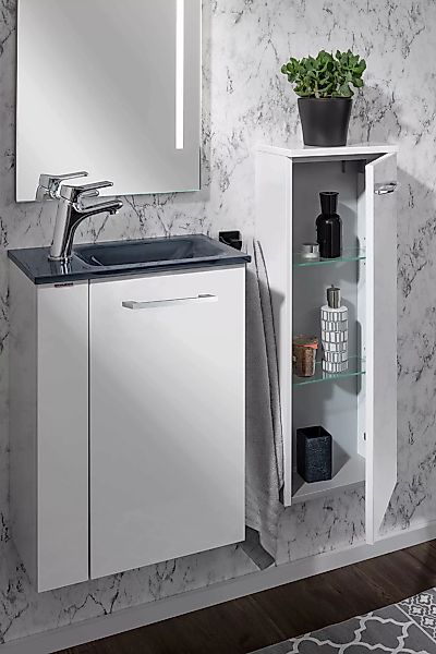 FACKELMANN Waschbeckenunterschrank, Badmöbel für Gäste-WC, Breite ca. 45 cm günstig online kaufen