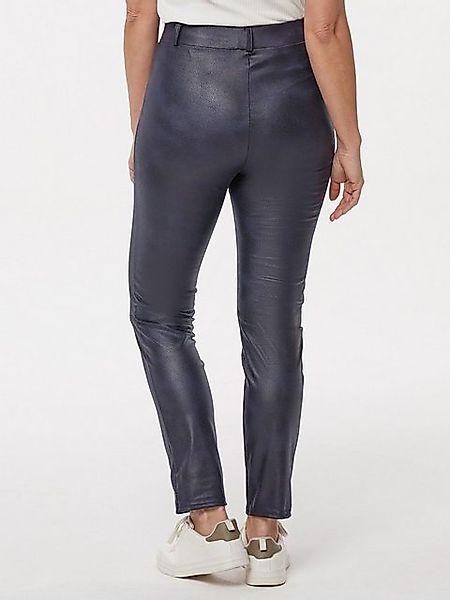 MONACO blue Lederimitathose Leggings koerpernah in Lammnappalederoptik günstig online kaufen